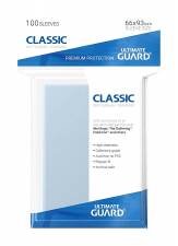 ULTIMATE GUARD CLASSIC SOFT SLEEVES STANDARD SIZE TRANSPARENT (100)